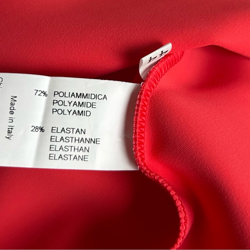 NWT $695 Chiara Boni La Petite Robe Devis Dress in Pink Red Sz 8 - Picture 14 of 16